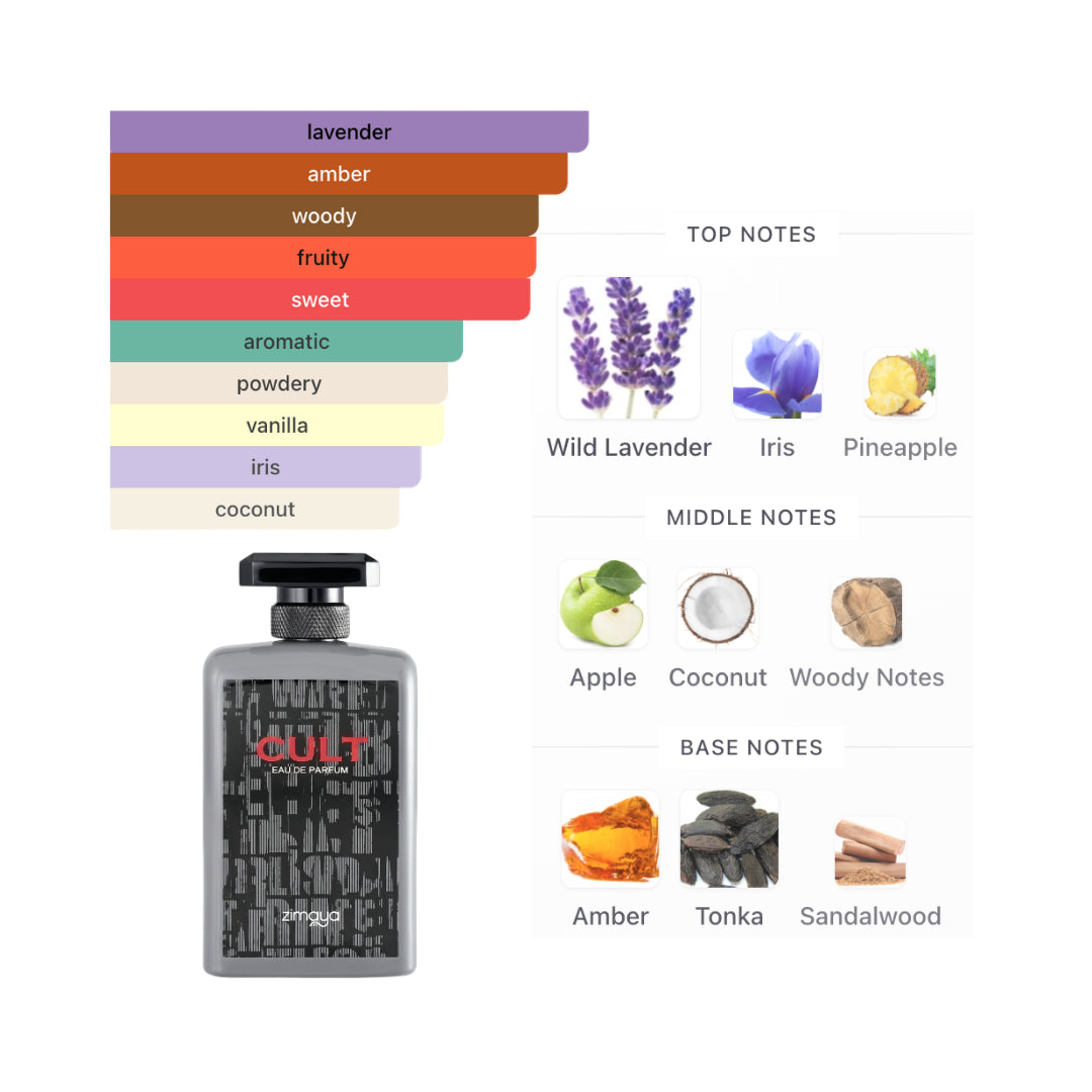 Zimaya Cult 3.4 Oz Edp Unisex