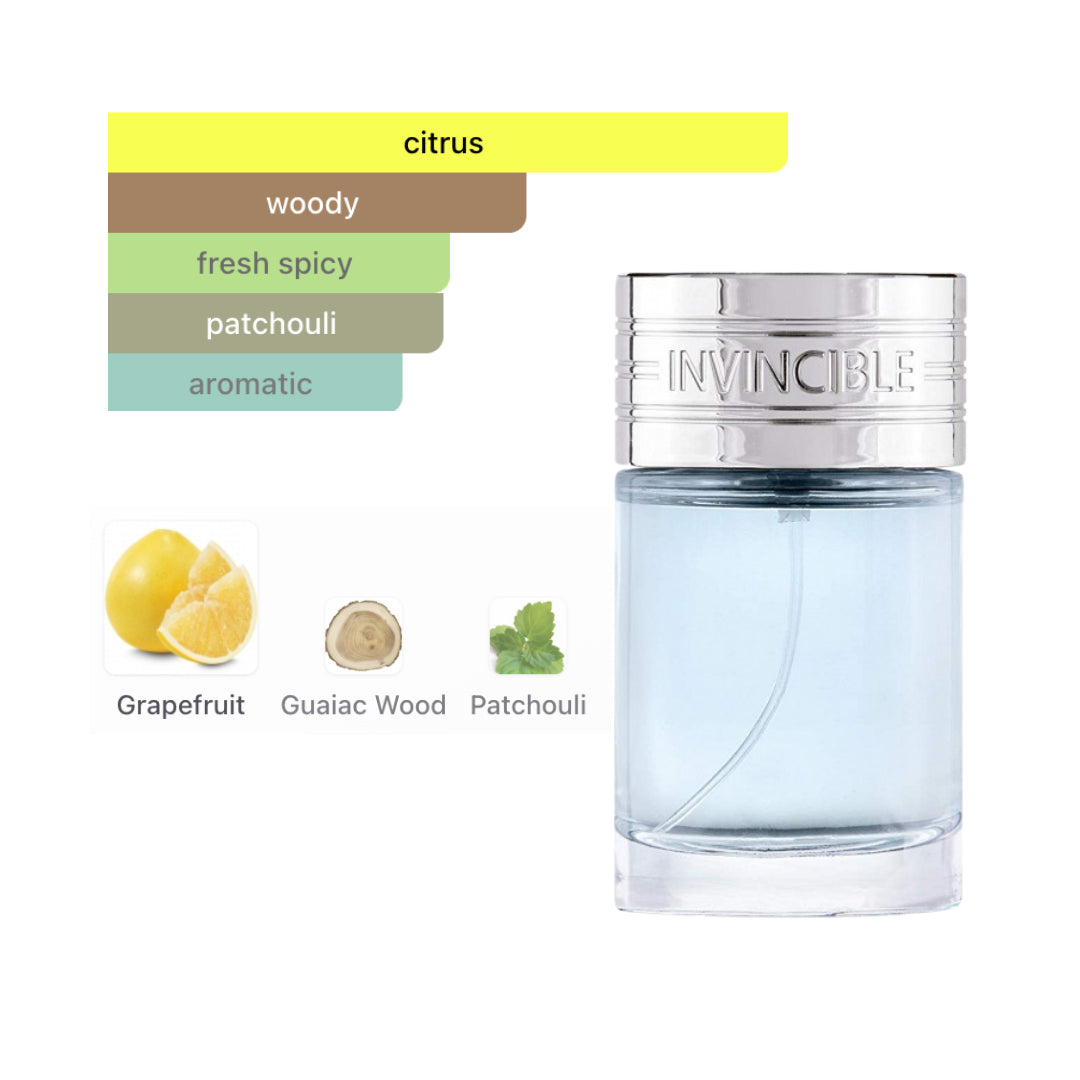 New Brand Prestige Invincible 3.3 Oz Edt Men