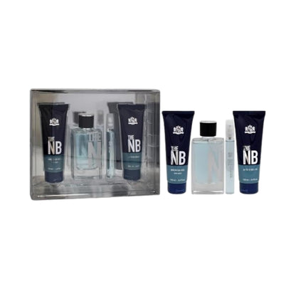 New Brand Set Prestige The Nb 3.3 Oz + 4.4 Oz + 4.4 Oz + 15 Ml Edt Men