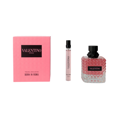 Valentino Set Donna Born In Roma 3.4 Oz Edp + 10 ML Edp Women