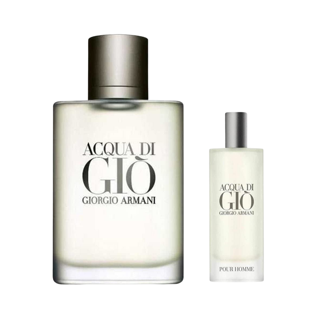Giorgio Armani Set Acqua Di Gio for Men 3.4 oz EDT Spray / 0.5 oz EDT Spray