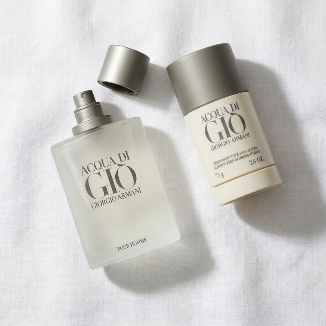 Giorgio Armani Set Acqua Di Gio 3.4 Oz Edt & 2.6 Oz Deo Men
