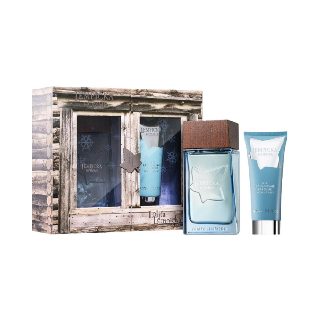 Lolita Lempicka Set Lolita Lempicka 3.4 Oz Edp 2.5 After Shave Gel Men