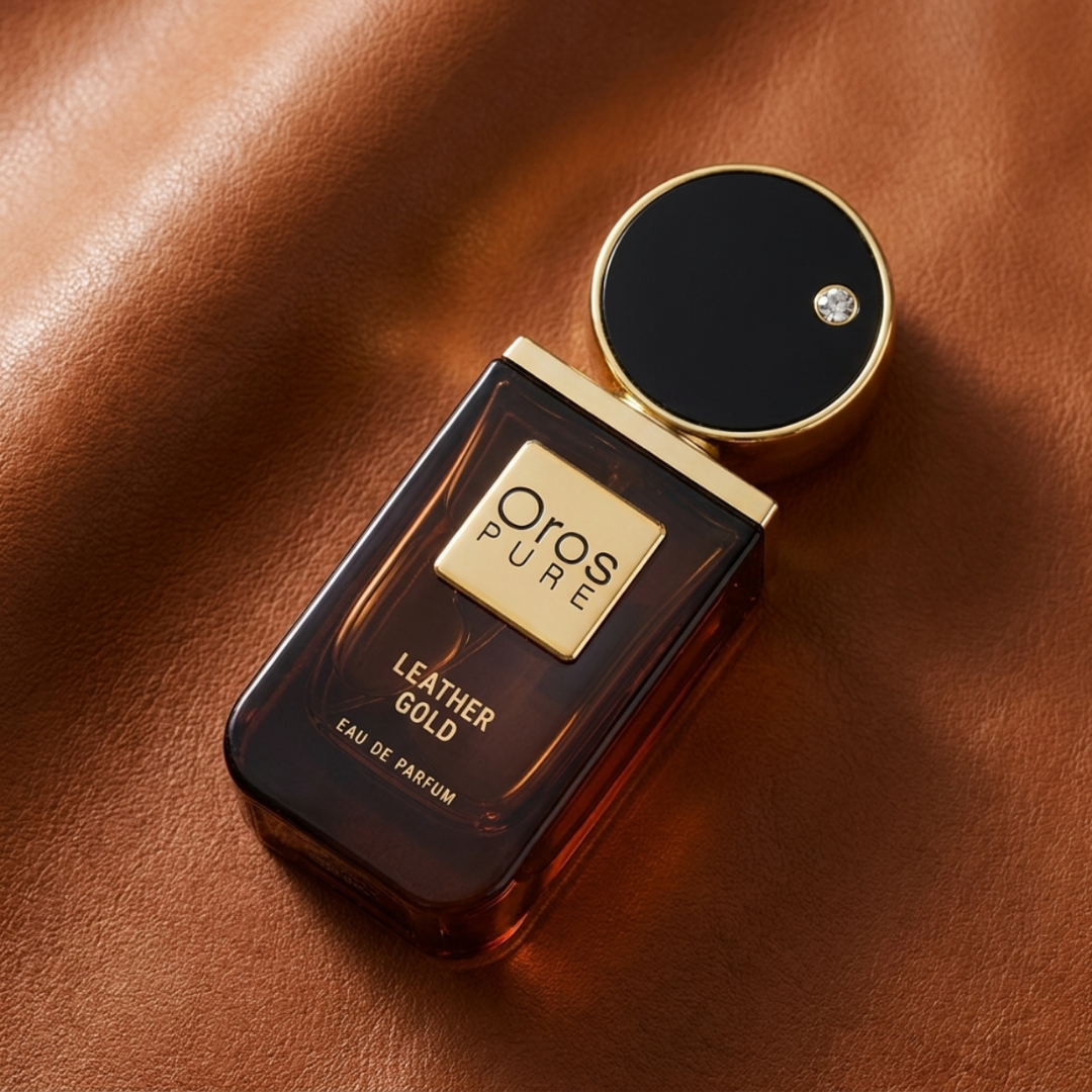 Armaf Oros Pure Leather Gold 3.4 Oz Edp Men