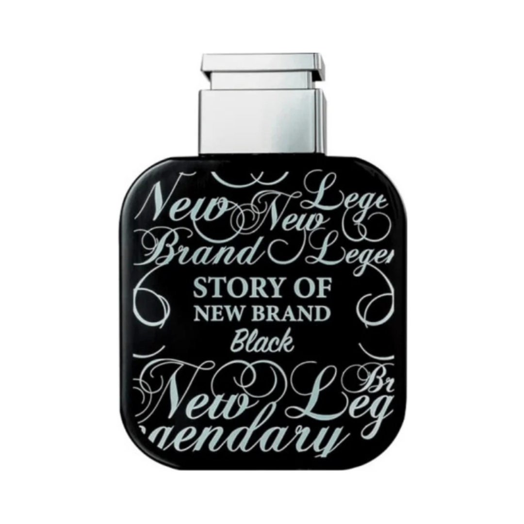 New Brand Story Of Black 3.3 Oz Edt Men