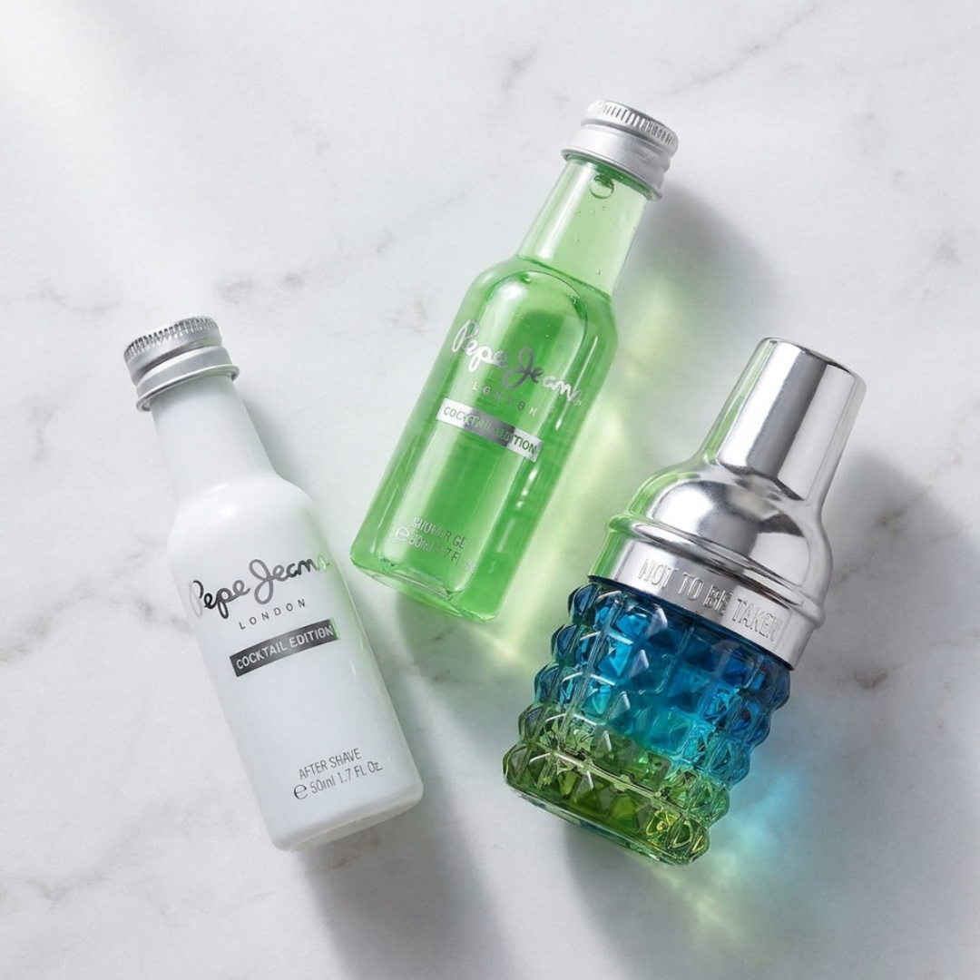 Pepe Jeans Set Cocktail 1.0 Oz Edt & 1.7 Oz After Shave & 1.7 Oz Shower Gel Men