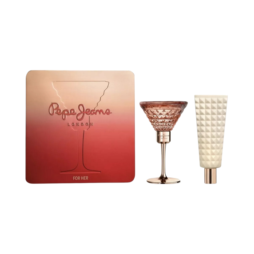 Pepe Jeans Set For Her 2.7 Oz Edp & 2.7 Oz Body Lotion Women