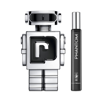 Paco Rabanne Set Phantom 3.4 Oz Edt & 0.68 Oz Edt Men
