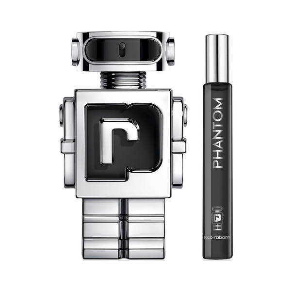 Paco Rabanne Set Phantom 3.4 Oz Edt & 0.68 Oz Edt Men