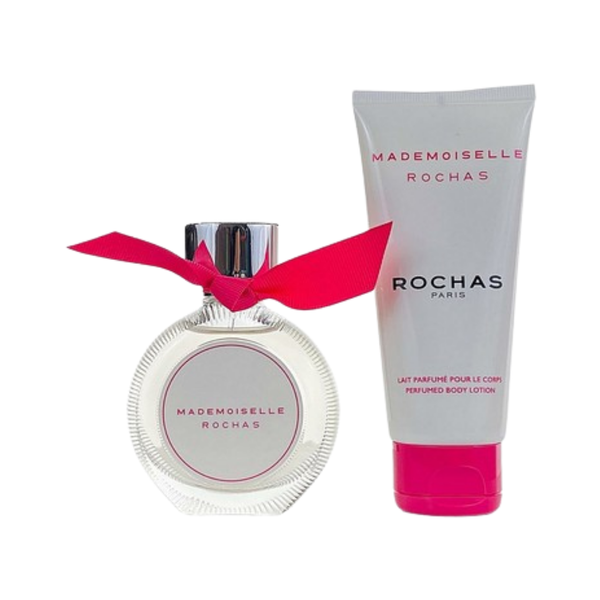 Rochas Set Mademoiselle 1.47 Oz Edt & 3.4 Oz Body Lotion Women