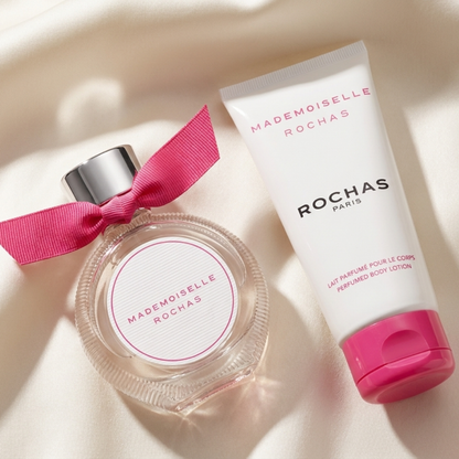 Rochas Set Mademoiselle 1.47 Oz Edt & 3.4 Oz Body Lotion Women