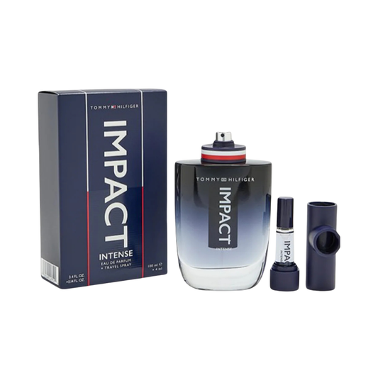 Tommy Hilfiger Set Impact Intense 3.4 Oz Edp + 0.14 Oz Spray Edp Men