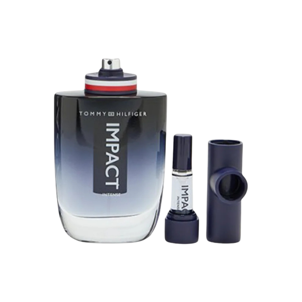 Tommy Hilfiger Set Impact Intense 3.4 Oz Edp + 0.14 Oz Spray Edp Men