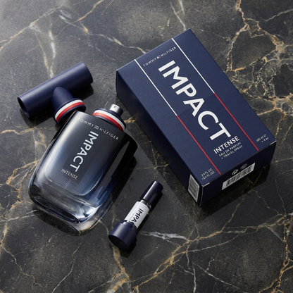 Tommy Hilfiger Set Impact Intense 3.4 Oz Edp + 0.14 Oz Spray Edp Men