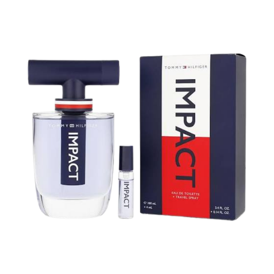 Tommy Hilfiger Set Impact Spark 3.4 Oz Edt + 0.14 Oz Edt Mini Men