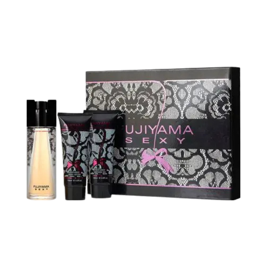 Succes De Paris Set Fujiyama Sexy 3.3 Oz Edt & 3.3 Body Lotion & 3.3 Shower Gel Women