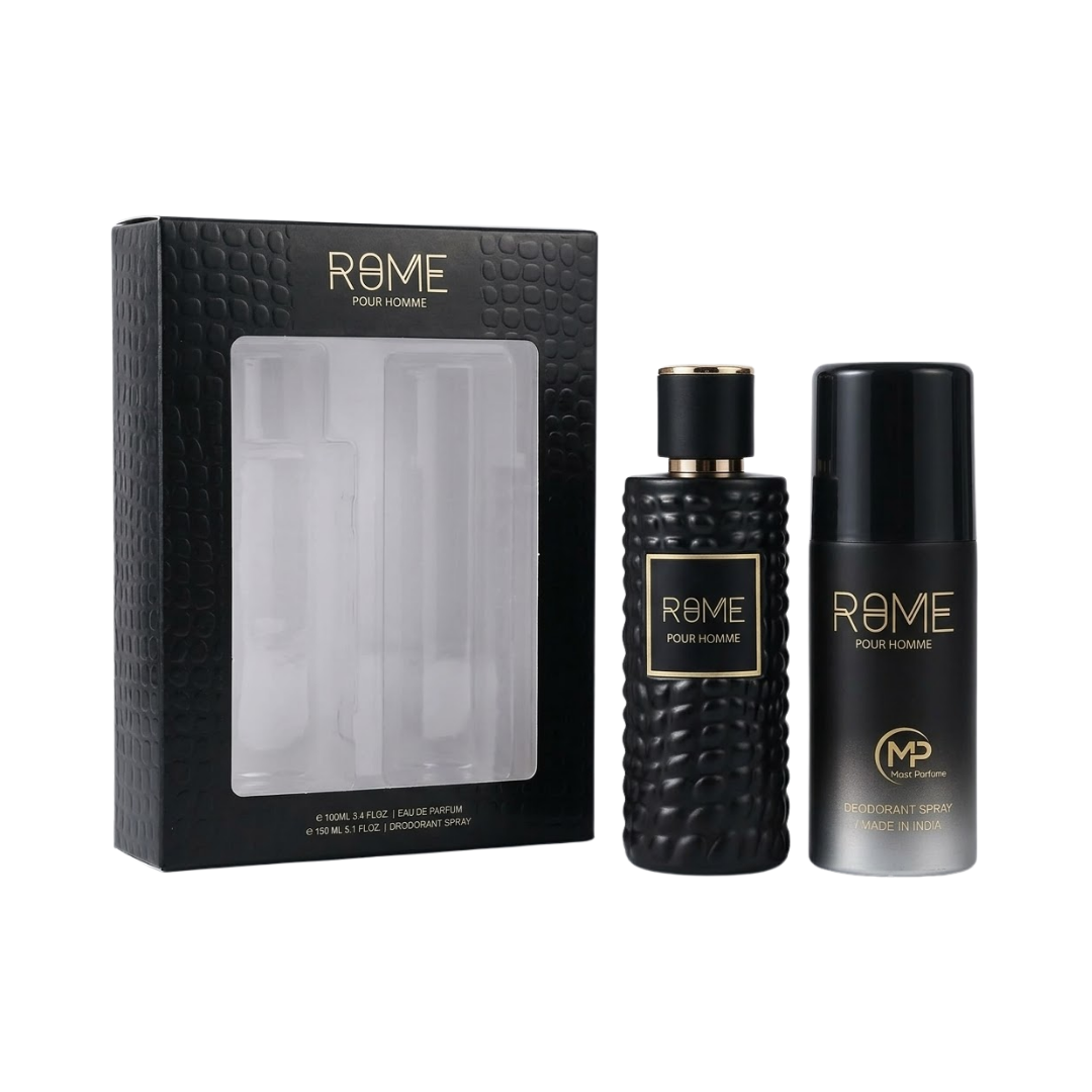 Bharara Set Rome Pour Homme  2pcs 3.4 Oz +Deodorant 5.0 Oz Edp Men