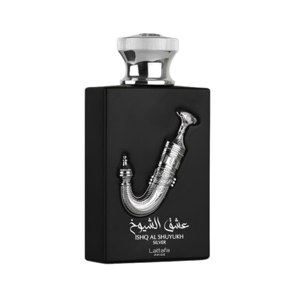 Lattafa Ishq Al Shuyukh Silver 3.4 Oz Edp Men
