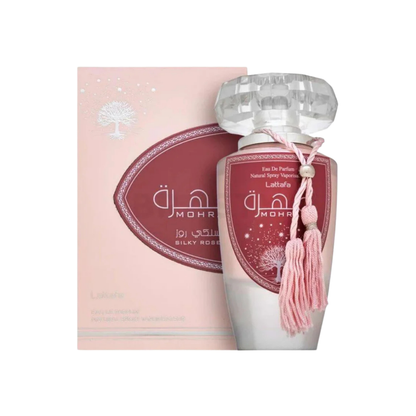 Lattafa Mohra Silky Rose 3.4 Oz EDP for Women