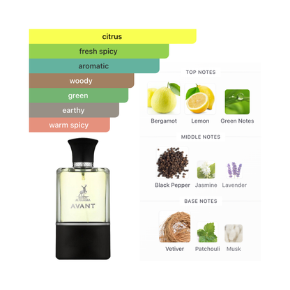 Maison Alhambra Avant 3.4 Oz Edp Men