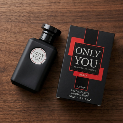 New Brand Prestige Only You Black 3.3 Oz Edt Men