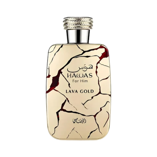 Rasasi Hawas Lava Gold For Him 3.4 Oz Edp Men