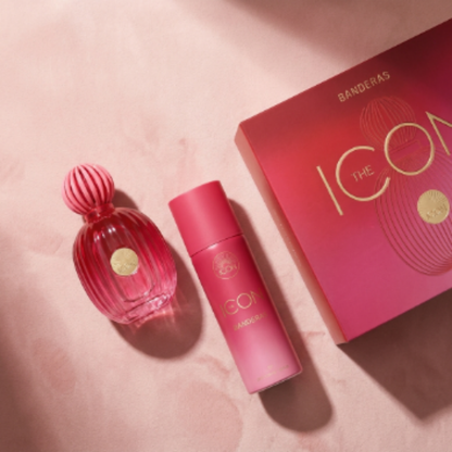 Antonio Banderas Set The Icon 3.4 Oz Edp Women + 5.0 oz Deo