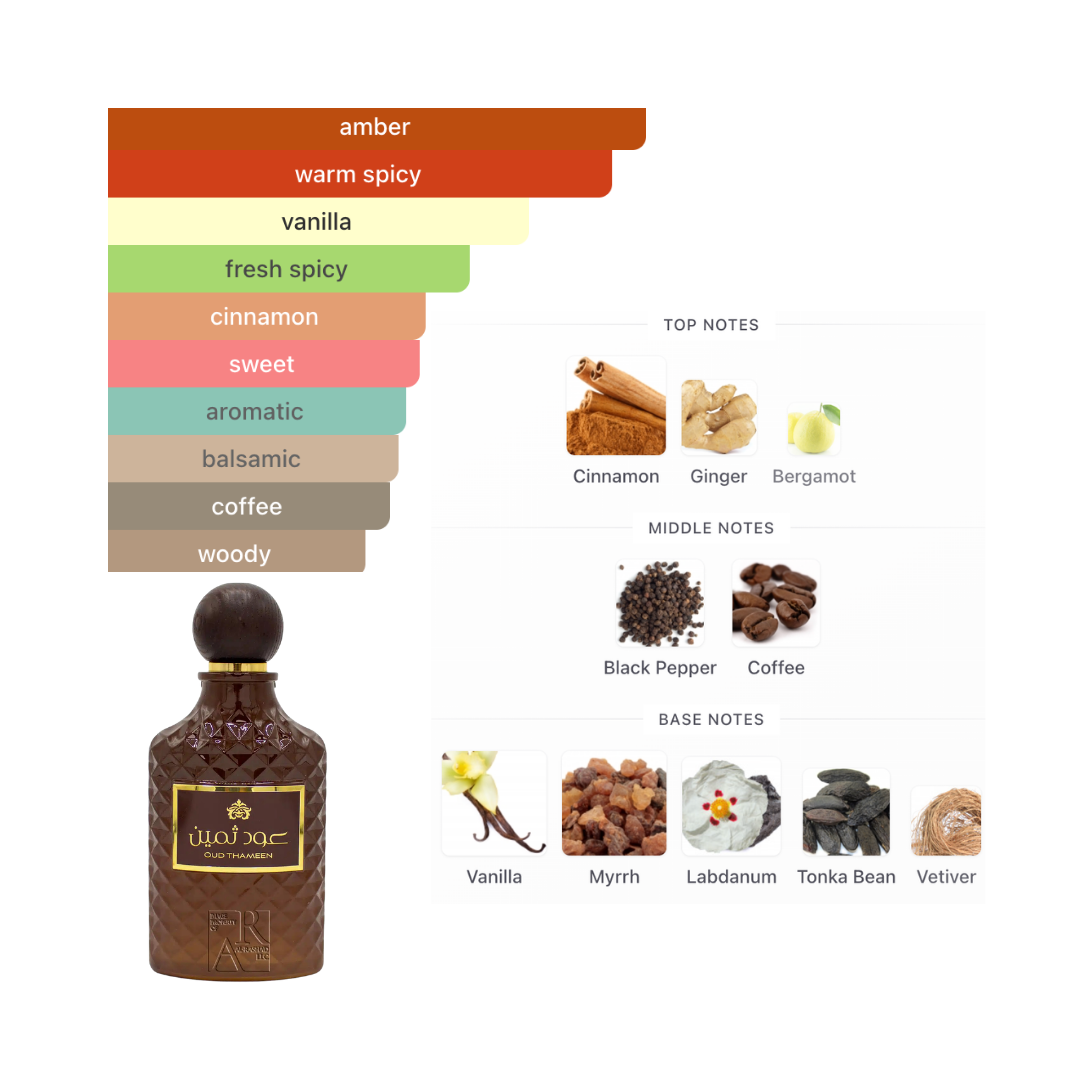 Asdaaf Oud Thameen 3.4 Oz Edp Unisex
