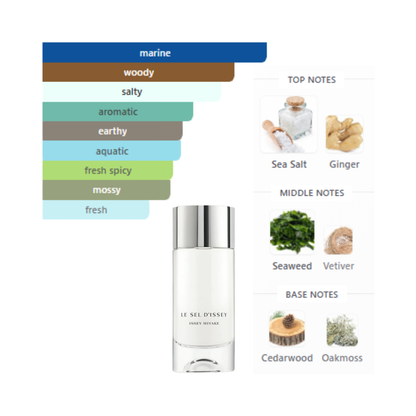 Issey Miyake Le Sel D'Issey 3.4 Oz Edt Men