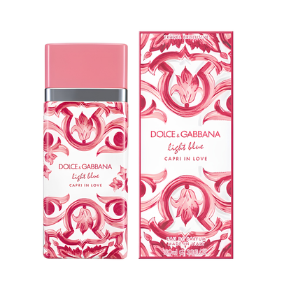 Dolce & Gabbana Light Blue Capri In Love  Pink 3.4 Oz Edp Women