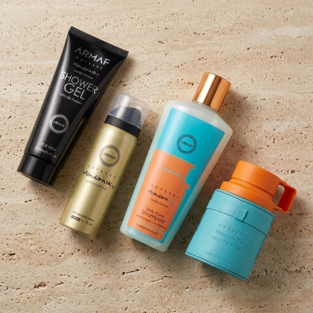Armaf Set Odyssey Mandarin 3.4 Oz 4Pc Edp Men
