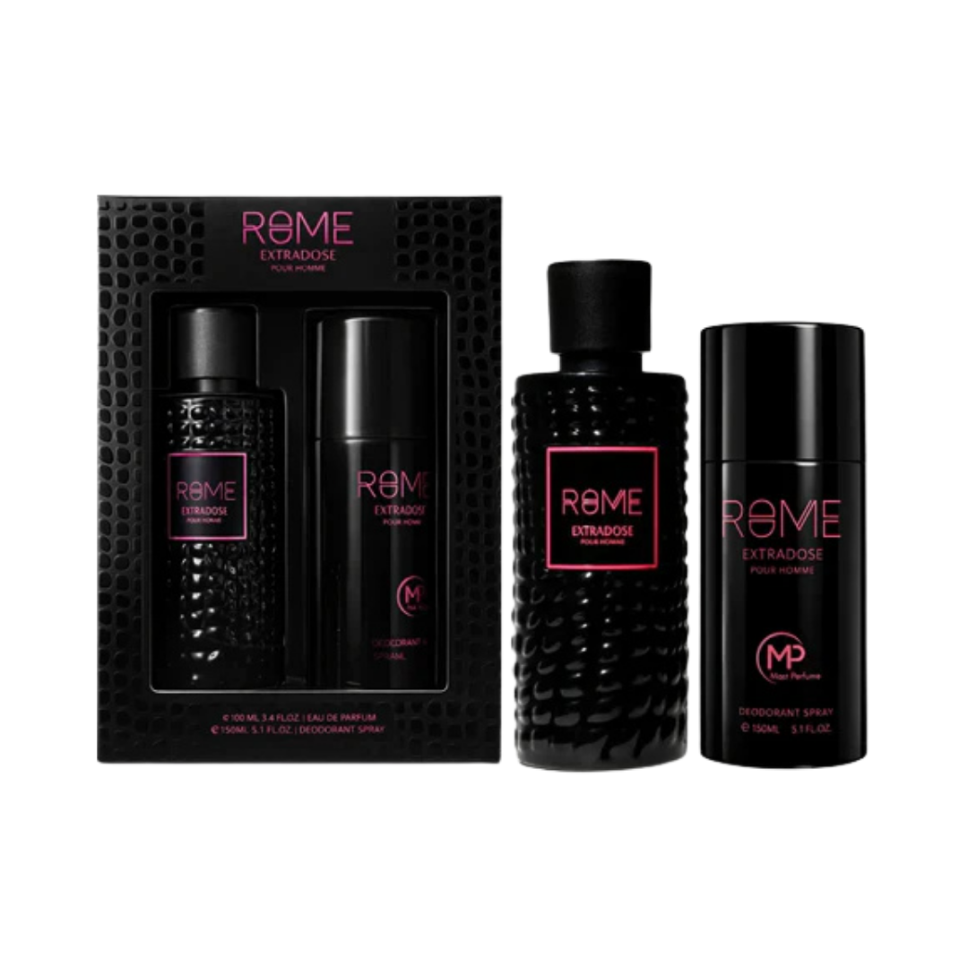 Bharara Set Rome Extradose 2 Pcs 3.4 Oz +Deodorant 5.0 oz Edp Men