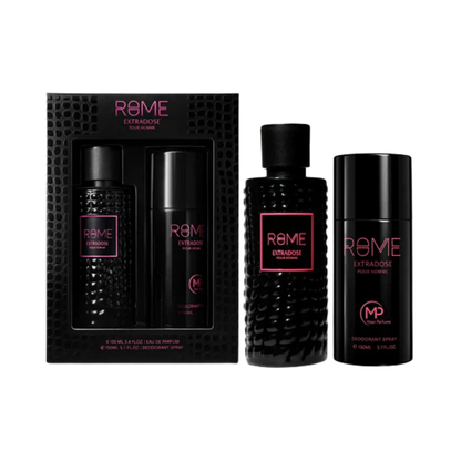 Bharara Set Rome Extradose 2 Pcs 3.4 Oz +Deodorant 5.0 oz Edp Men