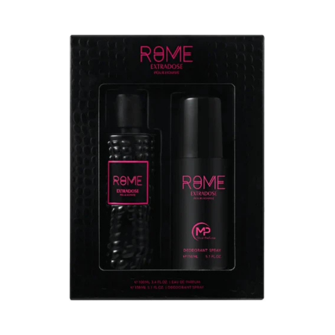 Bharara Set Rome Extradose 2 Pcs 3.4 Oz +Deodorant 5.0 oz Edp Men