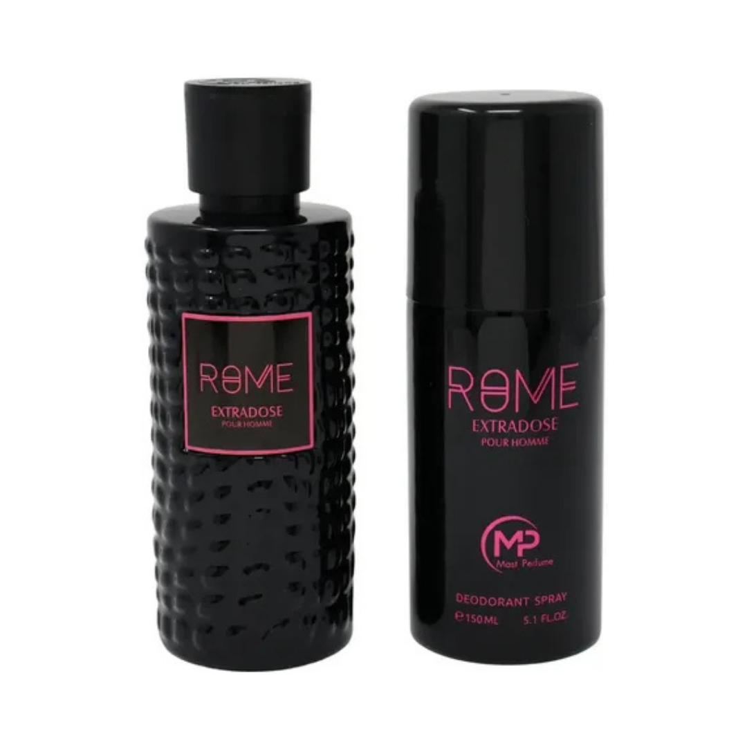 Bharara Set Rome Extradose 2 Pcs 3.4 Oz +Deodorant 5.0 oz Edp Men