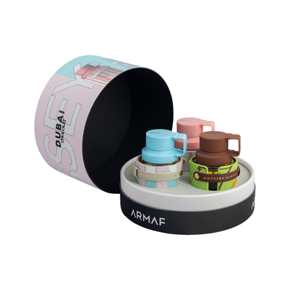 Armaf Set Odyssey Whell Dubai Chocolate 1 Oz Edp + Marshmallow 1 Oz Edp + Candee 1 Oz Edp Unisex