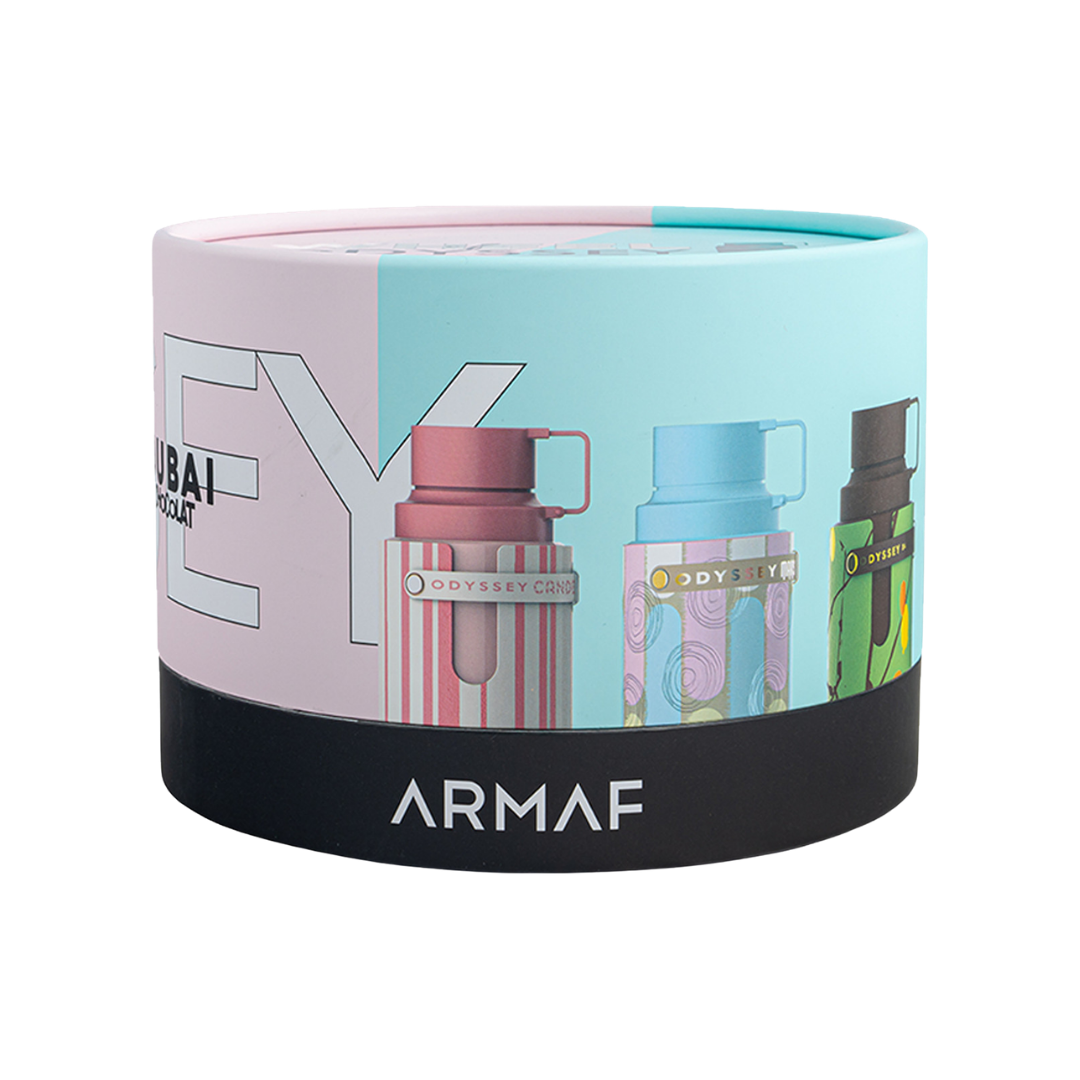 Armaf Set Odyssey Whell Dubai Chocolate 1 Oz Edp + Marshmallow 1 Oz Edp + Candee 1 Oz Edp Unisex