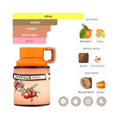 Armaf Set Odyssey Whell Mandarin Sky 1 Oz Edp + Mandarin Sky Elixir 1 Oz Edp + Mandarin Sky Vintage 1 Oz Edp Men
