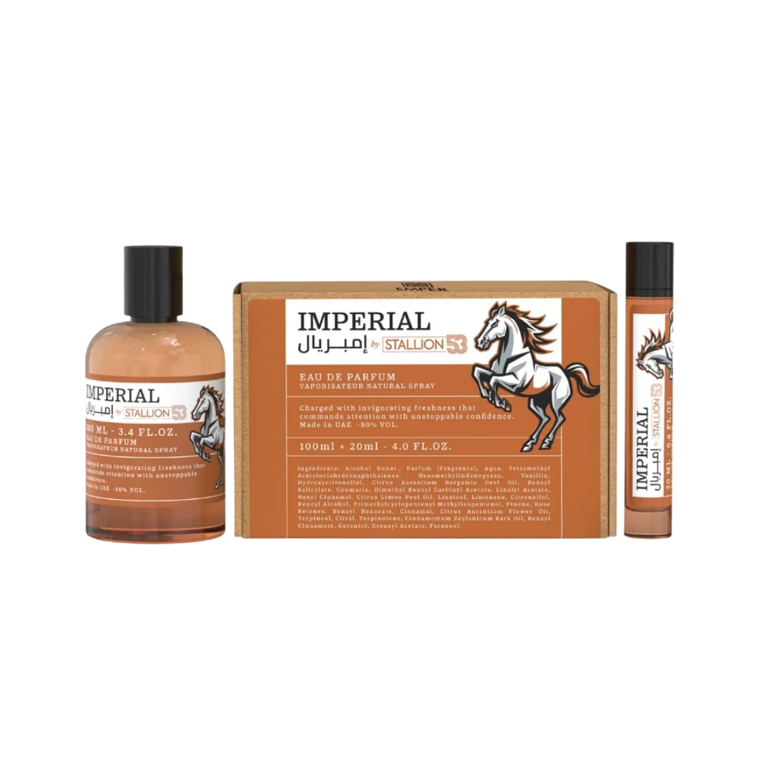 Emper Imperial By Stallion 53 3.4 Oz Edp + 0.68 Oz Edp Unisex