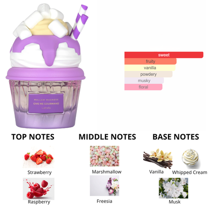Lattafa Give Me Gourmand Mallow Madness 2.5 Oz Edp Unisex
