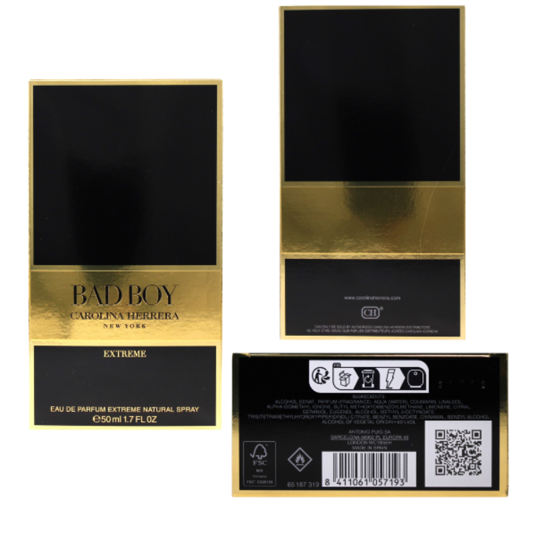 Carolina Herrera Bad Boy Extreme Edp Men