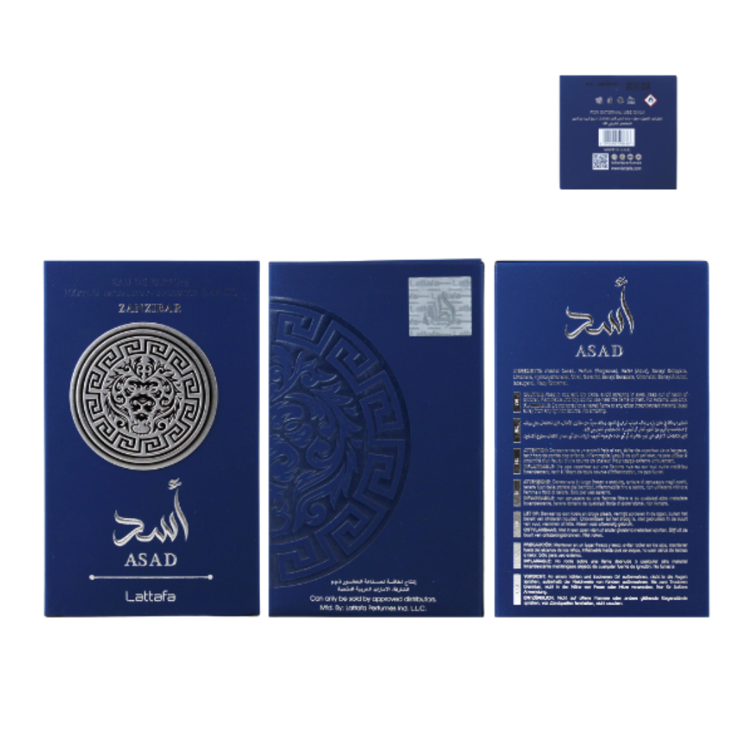 Lattafa Asad Zanzibar 3.4 Oz Men Edp