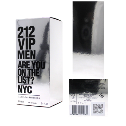 Carolina Herrera 212 VIP 3.4 Oz EDT for Men