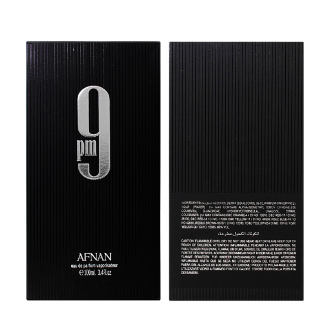Afnan 9 PM 3.4 Oz EDP for Men