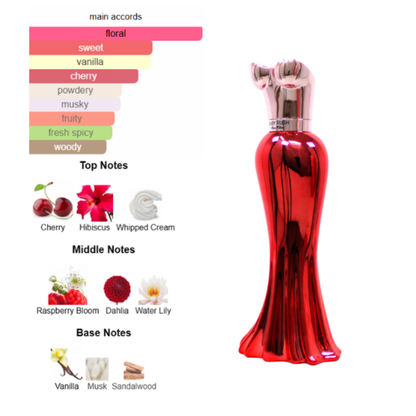 Paris Hilton Ruby Rush 3.4 Oz Edp Women