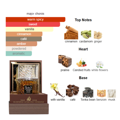 Lattafa Khamrah Qahwa 3.4 Oz EDP Unisex