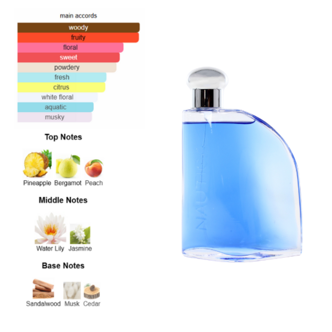 Nautica Blue 3.4 Oz EDT for Men