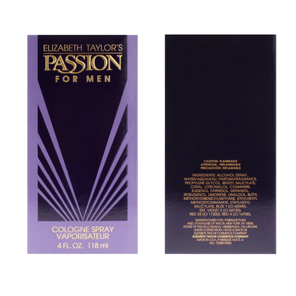 Elizabeth Taylor Passion 4.0 Oz EDC for Men